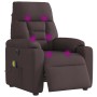 Sillón reclinable de masaje eléctrico tela marrón oscuro de , Sillones - Ref: Foro24-3303027, Precio: 249,44 €, Descuento: %