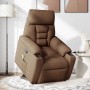 Silla de masaje reclinable de pie de tela marrón de , Sillones - Ref: Foro24-3303046, Precio: 268,58 €, Descuento: %