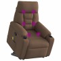Silla de masaje reclinable de pie de tela marrón de , Sillones - Ref: Foro24-3303046, Precio: 268,58 €, Descuento: %