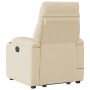 Silla de masaje reclinable de pie de tela color crema de , Sillones - Ref: Foro24-3303050, Precio: 275,53 €, Descuento: %