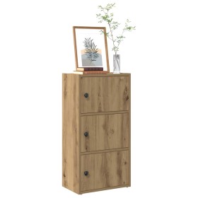 Estantería de madera de ingeniería roble artisan 40x24x77 cm de , Librerías y estanterías - Ref: Foro24-860372, Precio: 50,71 €
