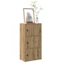 Estantería de madera de ingeniería roble artisan 40x24x77 cm de , Librerías y estanterías - Ref: Foro24-860372, Precio: 50,71 €
