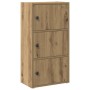 Estantería de madera de ingeniería roble artisan 40x24x77 cm de , Librerías y estanterías - Ref: Foro24-860372, Precio: 50,71 €