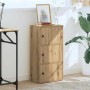 Estantería de madera de ingeniería roble artisan 40x24x77 cm de , Librerías y estanterías - Ref: Foro24-860372, Precio: 50,71 €