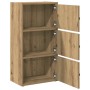 Estantería de madera de ingeniería roble artisan 40x24x77 cm de , Librerías y estanterías - Ref: Foro24-860372, Precio: 50,71 €