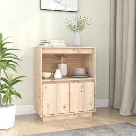 Sideboard aus massivem Kiefernholz, 60 x 34 x 75 cm von vidaXL, Sideboards - Ref: Foro24-813520, Preis: 67,59 €, Rabatt: %
