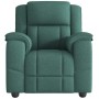 Sillón de masaje reclinable de tela verde oscuro | Foro24.es | Tu tienda online para hogar, jardín y más Foro24.es