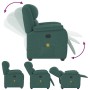 Sillón de masaje reclinable de tela verde oscuro | Foro24.es | Tu tienda online para hogar, jardín y más Foro24.es