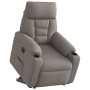 Sillón eléctrico reclinable elevable de tela gris taupe | Foro24.es | Tu tienda online para hogar, jardín y más Foro24.es