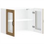 Armario pared cocina puerta de cristal Lucca roble artesanal de , Armarios de cocina - Ref: Foro24-853856, Precio: 100,15 €