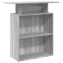 Mostrador recepción sonoma gris 100x40x104cm madera ingeniería de , Escritorios - Ref: Foro24-859056, Precio: 96,88 €, Descue...