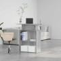 Mostrador recepción sonoma gris 100x40x104cm madera ingeniería de , Escritorios - Ref: Foro24-859056, Precio: 96,88 €, Descue...