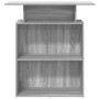 Mostrador recepción sonoma gris 100x40x104cm madera ingeniería de , Escritorios - Ref: Foro24-859056, Precio: 96,88 €, Descue...