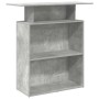 Mostrador de recepción gris hormigón 100x40x104 cm de , Escritorios - Ref: Foro24-859054, Precio: 99,92 €, Descuento: %
