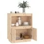 Sideboard aus massivem Kiefernholz, 60 x 34 x 75 cm von vidaXL, Sideboards - Ref: Foro24-813520, Preis: 67,59 €, Rabatt: %