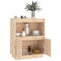 Solid pine wood sideboard 60x34x75 cm by vidaXL, Sideboards - Ref: Foro24-813520, Price: 69,53 €, Discount: %