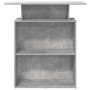 Mostrador de recepción gris hormigón 100x40x104 cm de , Escritorios - Ref: Foro24-859054, Precio: 99,92 €, Descuento: %
