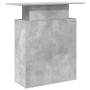 Mostrador de recepción gris hormigón 100x40x104 cm de , Escritorios - Ref: Foro24-859054, Precio: 99,92 €, Descuento: %