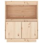 Solid pine wood sideboard 60x34x75 cm by vidaXL, Sideboards - Ref: Foro24-813520, Price: 69,53 €, Discount: %