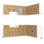 Mueble de cocina Porto 11 piezas artesanal roble de , Armarios de cocina - Ref: Foro24-3314970, Precio: 739,01 €