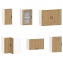 Mueble de cocina Porto 11 piezas artesanal roble de , Armarios de cocina - Ref: Foro24-3314970, Precio: 739,01 €