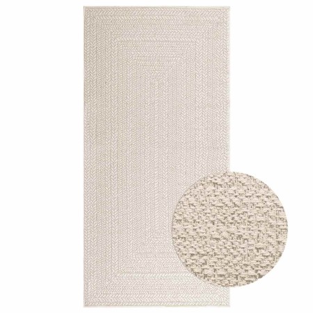 Alfombra ZIZUR apariencia yute interior exterior crema