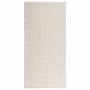 Alfombra ZIZUR apariencia yute interior exterior crema