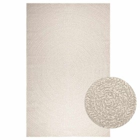 Alfombra ZIZUR apariencia yute interior exterior crema de , Alfombras - Ref: Foro24-4010381, Precio: 130,55 €