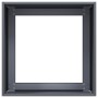 Jardinera de acero laminado en frío antracita 40x40x40 cm