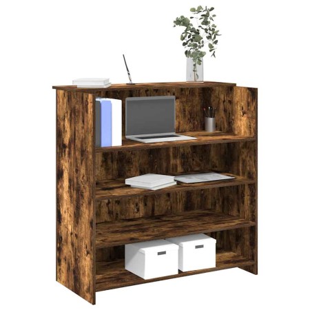 Mostrador de recepción roble ahumado 100x50x103,5 cm | Foro24.es | Tu tienda online para hogar, jardín y más Foro24.es