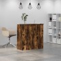 Mostrador de recepción roble ahumado 100x50x103,5 cm | Foro24.es | Tu tienda online para hogar, jardín y más Foro24.es
