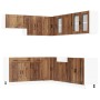 Mueble cocina Porto madera vieja 11 pzas madera contrachapada