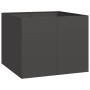 Jardinera acero negro 100x100x80 cm de , Maceteros y jardineras - Ref: Foro24-860822, Precio: 151,83 €, Descuento: %