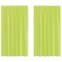 Cortinas de gasa con bolsillos para varillas 2 uds. verde | Foro24.es | Tu tienda online para hogar, jardín y más Foro24.es
