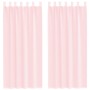 Cortinas de gasa con bolsillos para varillas 2 uds. rosa claro | Foro24.es | Tu tienda online para hogar, jardín y más Foro24.es