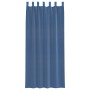 Cortinas de gasa con bolsillos para varillas 2 uds. azul real de , Cortinas y visillos - Ref: Foro24-4102213, Precio: 14,19 €