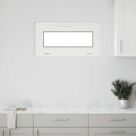 Ventana de sótano "RISOR" 80x40 cm oscilobatiente 2 cristales