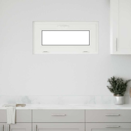 Ventana de sótano "RISOR" 80x40 cm oscilobatiente 2 cristales