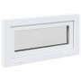 Ventana de sótano "RISOR" 80x40 cm oscilobatiente 2 cristales