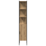 Armario de Baño Roble Artesano 33x33x185.5 cm Madera Tratada