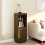 Tall solid pine wood sideboard in honey brown color 37x34x110 cm by vidaXL, Sideboards - Ref: Foro24-813518, Price: 69,03 €, ...