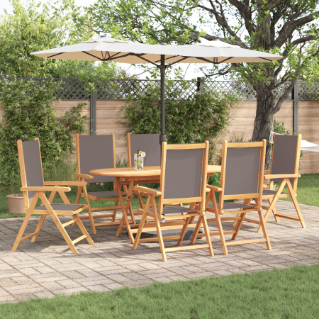 Juego de Comedor de Jardín de 7 Piezas Anthracite de Madera de Acacia de , Mesas de jardín - Ref: Foro24-3375745, Precio: 547...