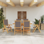 Juego de Comedor de Jardín de 7 Piezas Anthracite de Madera de Acacia de , Mesas de jardín - Ref: Foro24-3375745, Precio: 547...