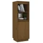 Tall solid pine wood sideboard in honey brown color 37x34x110 cm by vidaXL, Sideboards - Ref: Foro24-813518, Price: 69,03 €, ...