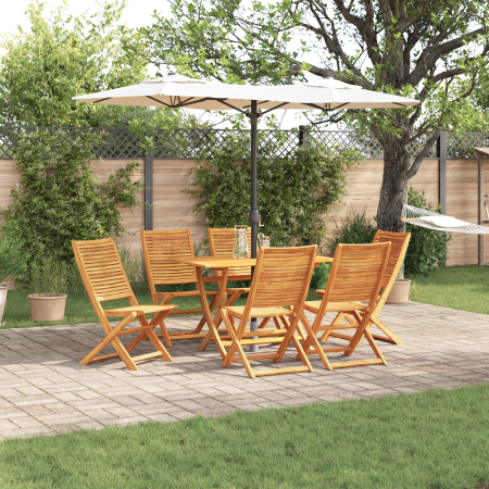 Juego de Comedor de Jardín de 7 Piezas de Madera de Acacia Sólida | Foro24.es | Tu tienda online para hogar, jardín y más Foro24.es