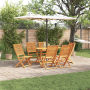 Juego de Comedor de Jardín de 7 Piezas de Madera de Acacia Sólida | Foro24.es | Tu tienda online para hogar, jardín y más Foro24.es