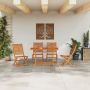 Juego de Comedor de Jardín de 5 Piezas de Madera Maciza de Acacia | Foro24.es | Tu tienda online para hogar, jardín y más Foro24.es