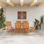 Juego de Comedor de Jardín de 7 Piezas de Madera de Acacia Sólida | Foro24.es | Tu tienda online para hogar, jardín y más Foro24.es