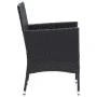7-piece garden dining set and black synthetic rattan cushions by vidaXL, Garden sets - Ref: Foro24-3094976, Price: 509,10 €, ...