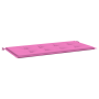 Cojín para banco de jardín Rosa 120x50x4 cm Tela Oxford de , Cojines para sillas y sofás - Ref: Foro24-361140, Precio: 28,81 €